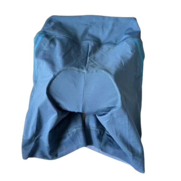 Adidas Women's The Short Padded Cycling Shorts Ciclismo Altered Blue Bike - Picture 6 of 8